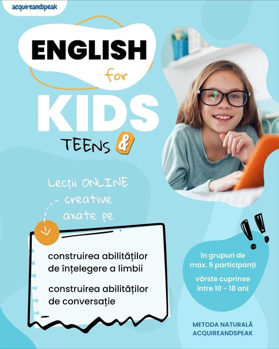 Curs de Engleza si Germana pentru adulti si copii axate pe comunicare