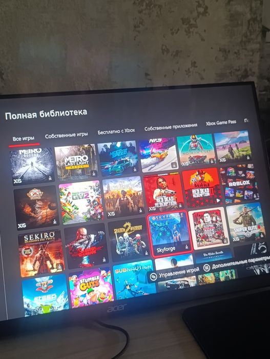 Xbox series s с играми