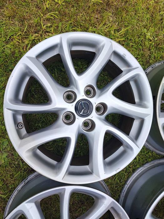 Мазда/Mazda - 17 цола 5x114,3; 4 бр. оригинални лети джанти