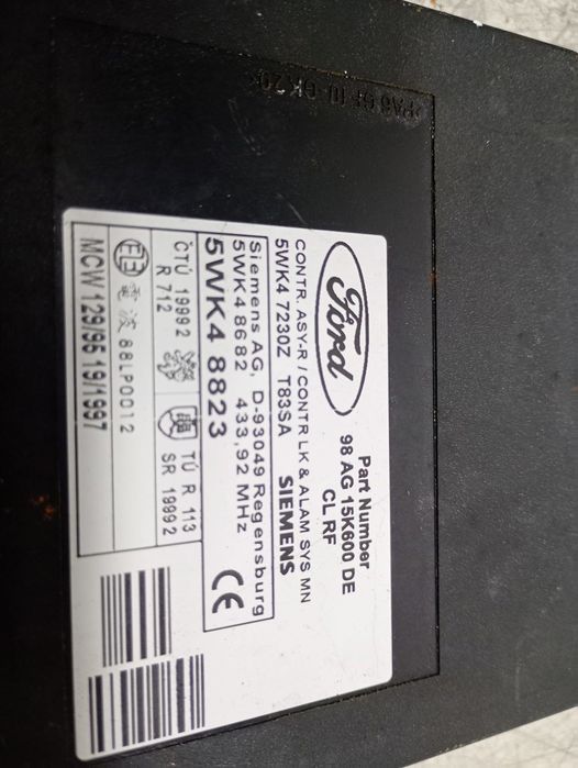 Modul confort 98AG 15k600 Ford Focus 1 (1999 - 2004) 1.6 benzina FYDD