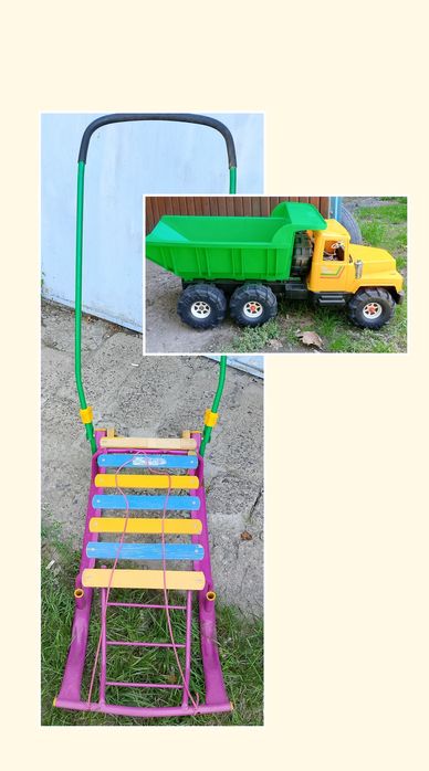 Машина детская, санки