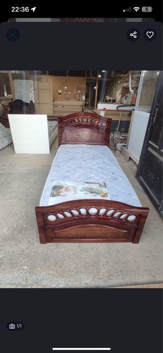 Кровать односпалка в отличном состоянии