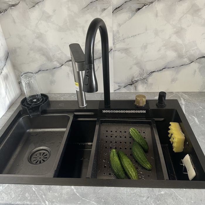 многофункциональная кухонная мойка с водопадом