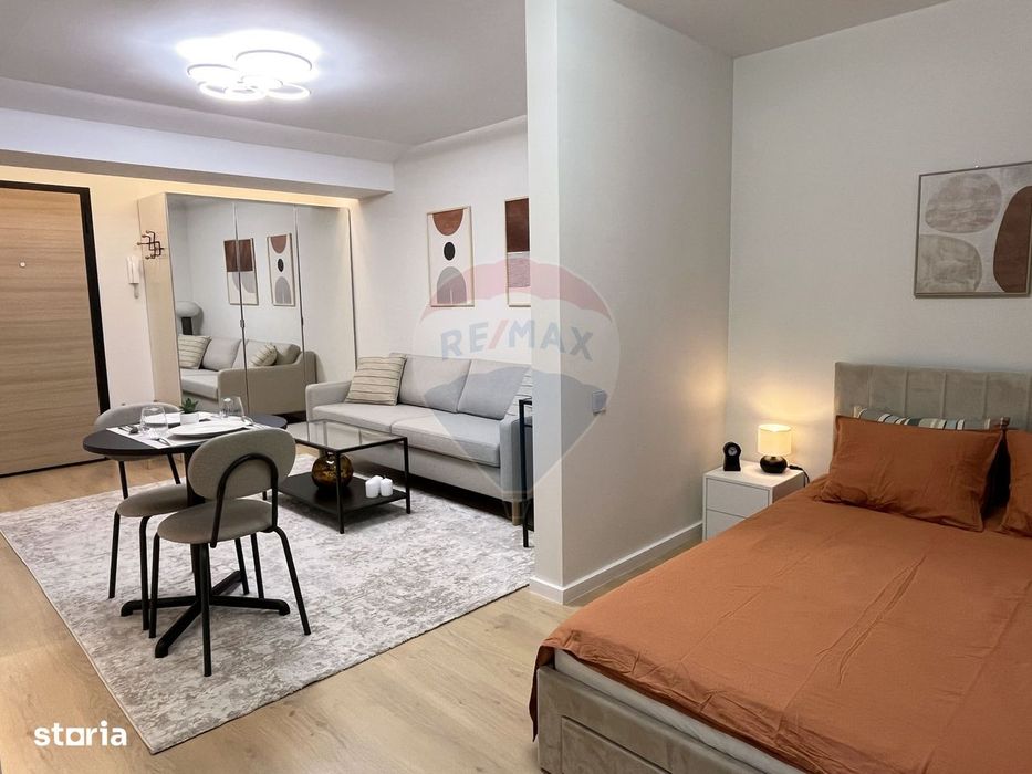 Studio modern, complet mobilat | Nordul Capitalei |