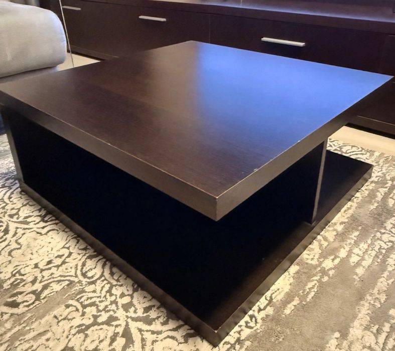 Set Mobilier Living-Comoda TV+Masa de Cafea+Comoda  (Wenge)