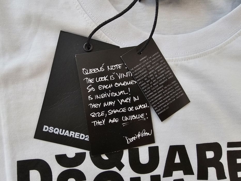 Tricou dsquared alb