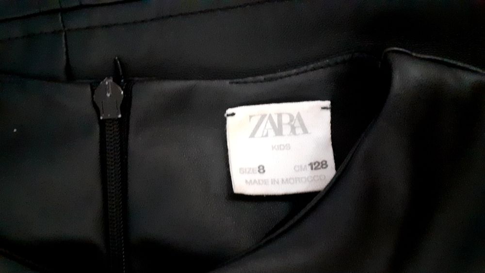 Платье кожаное ZARA