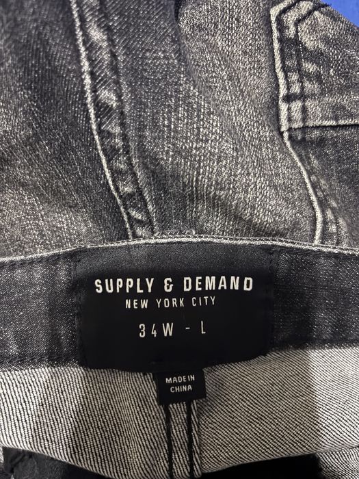 Blugi negri L Supply&Demand negri L marimea L