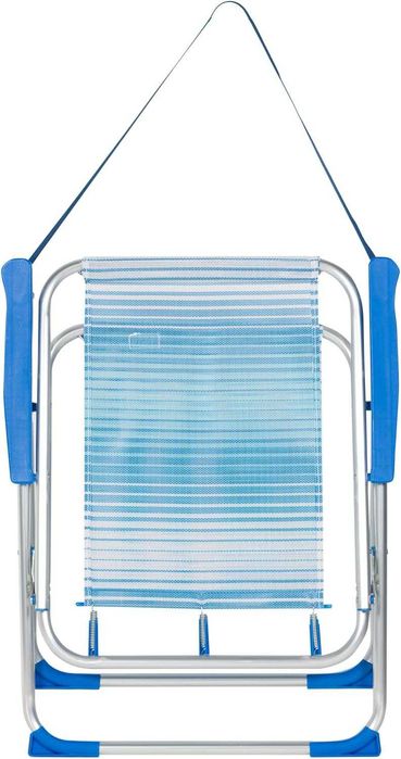 Set de 2 scaune pliabile AKTIVE , 44 x 45 x 76 cm , albastre