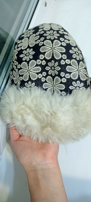 Шапка мех натуральный кролик