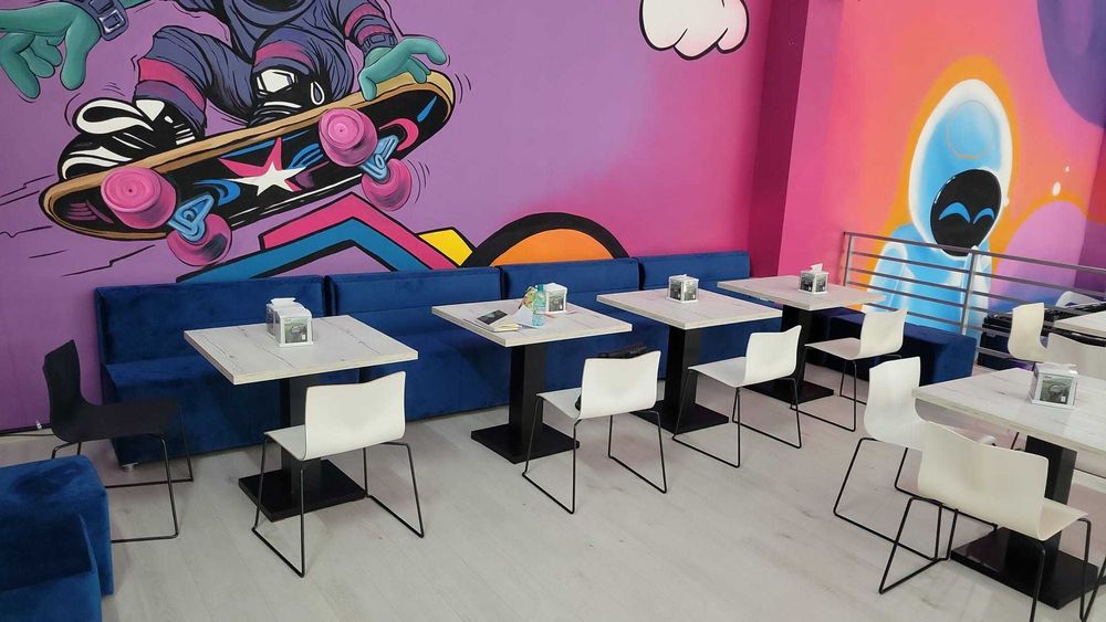 Canapele modulare, fotolii- Bar, Cafenea, Fast food, Pizzerie