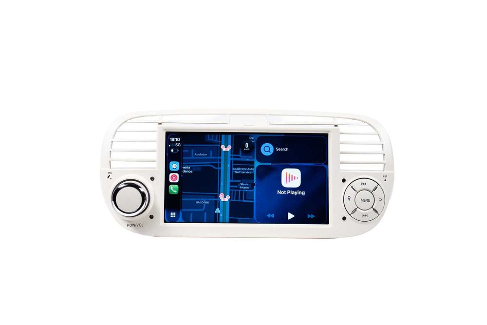 Navigatie Fiat 500 Android 14 , Apple Carplay , Android Auto + Camera Marsarier