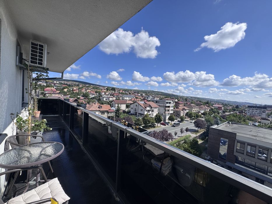 Apartament  2 dormitoare + living cu bucatarie open space + 2 balcoane