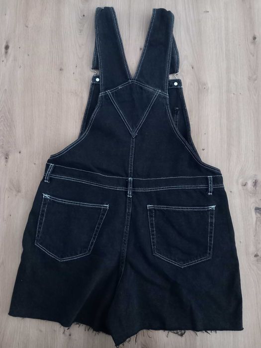 Дамски дънкен къс гащеризон Bershka