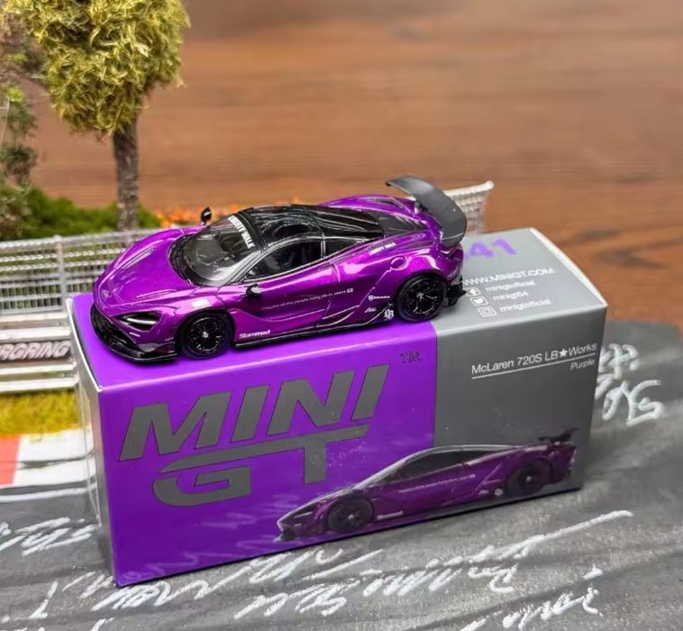 Mini GT 1:64 McLaren 720S LB*Works - Purple