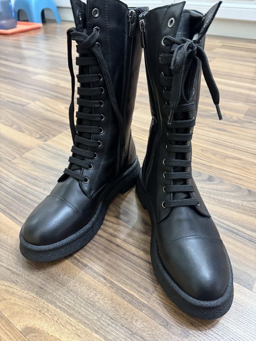 Продам сапоги кожаные, новые