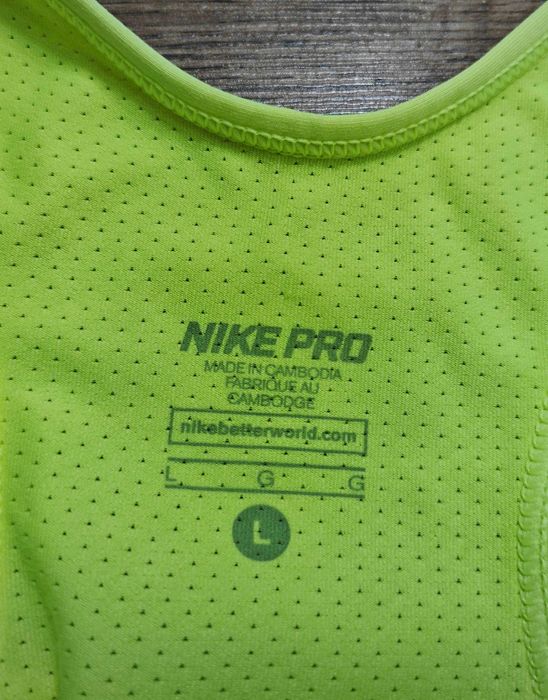 NIKE Pro Оригинална дамска потник / тениска размер L