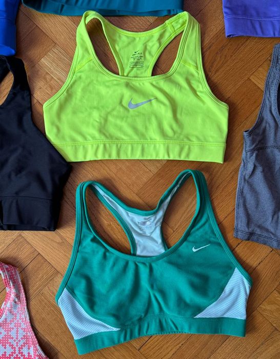 Спортен сутиен (Nike, Skimmed milk), размер S