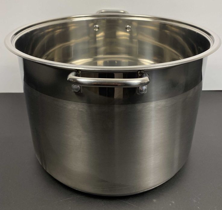 Oala inox 26 litri cu capac pentru gatit cantitati mari