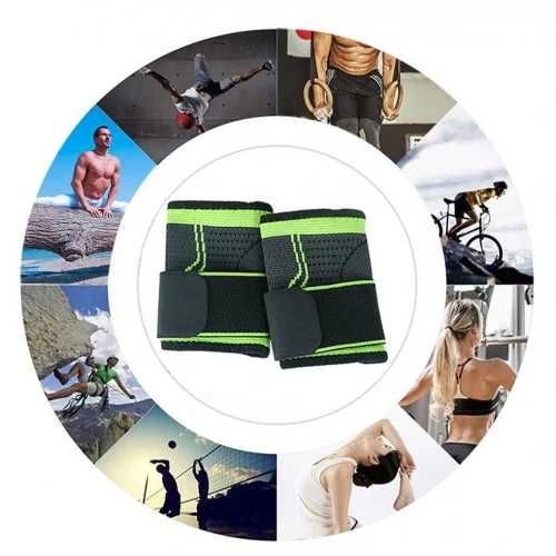 Накитници за фитнес тип ластичен бинт за китка , Комплект 2 броя