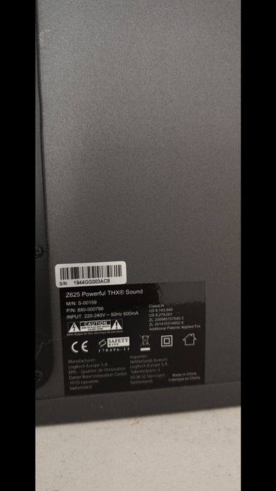 Boxe 2.1 Logitech Z 625