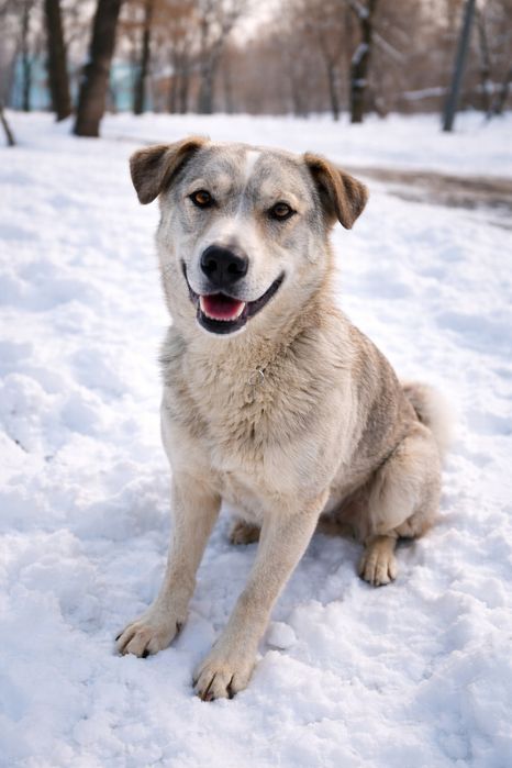 Пристраивается пес Боба