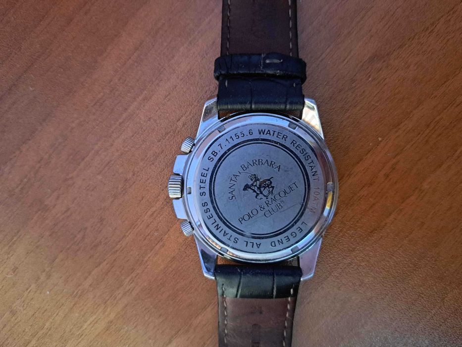 Часовник Polo-Santa Barbara- Кожена каишка