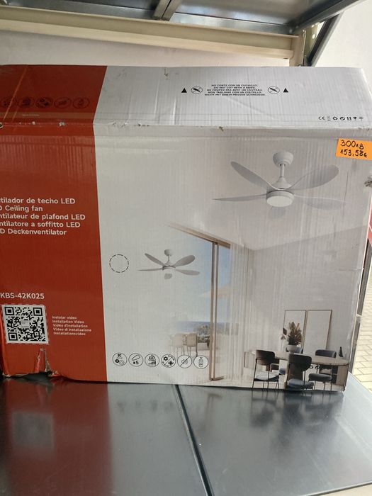 Вентилатор с Led осветление