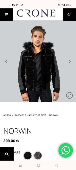 Vând Geacă Piele Nouă (L)