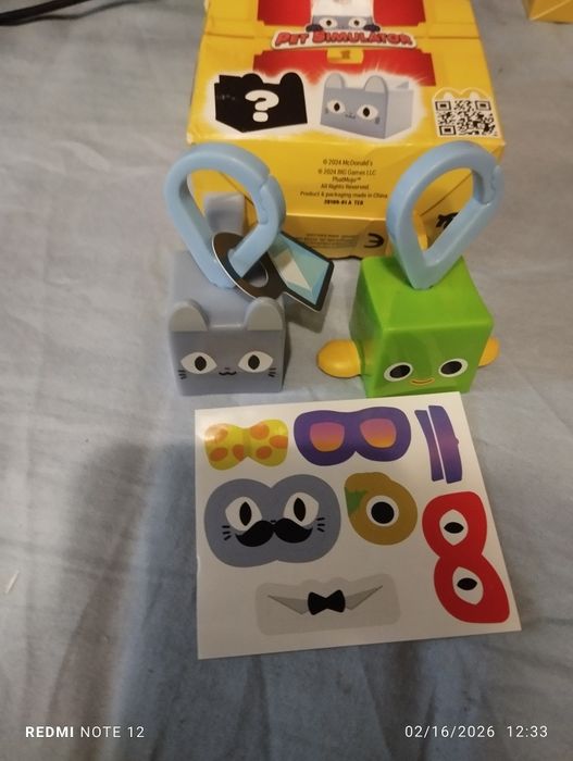 MC Donald's kid menu pet simulator 2024