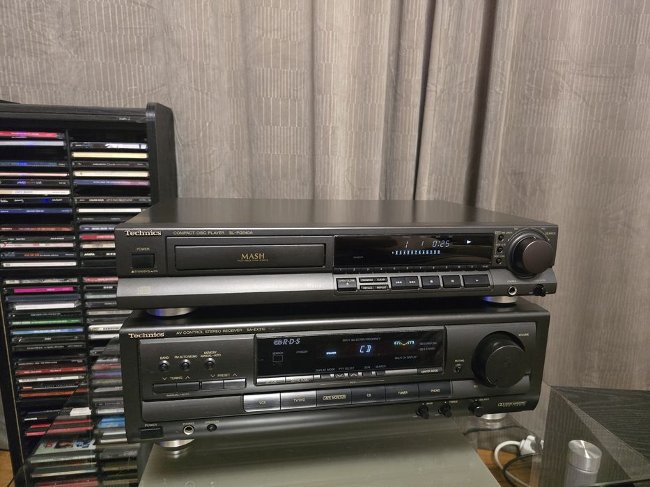 Sistem audio Technics – SA-EX310 + SL-PG540A | Amplificator + CD Player