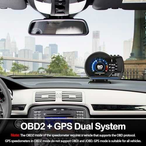 OBD2 + GPS дигитален HUD скоростомер за кола