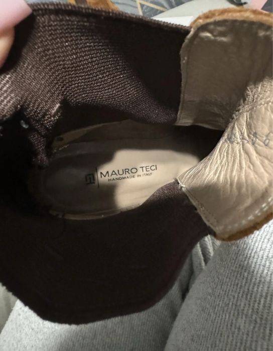 Cizme mario teci piele