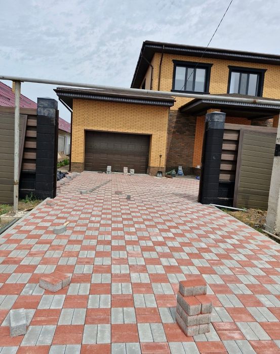 Укладка брусчатки