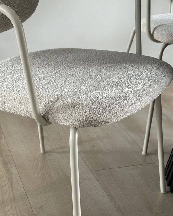 NOU Set de 2 scaune "CARILLE", bej