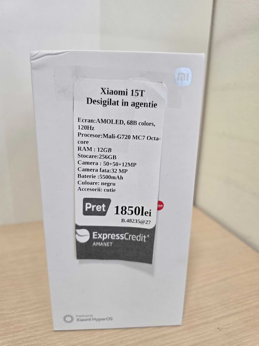 Xiaomi 15T 256GB desigilat in agentie! (ECA27 b.48235)-Garantie 2 ani