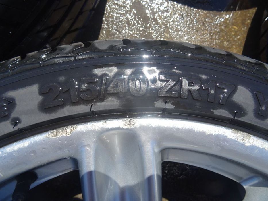 Vand Jante Aliaj BBS cu Cauciucuri Volkswagen Polo Cross 215/40 ZR17 71/2Jx17H2ET35 din 2008