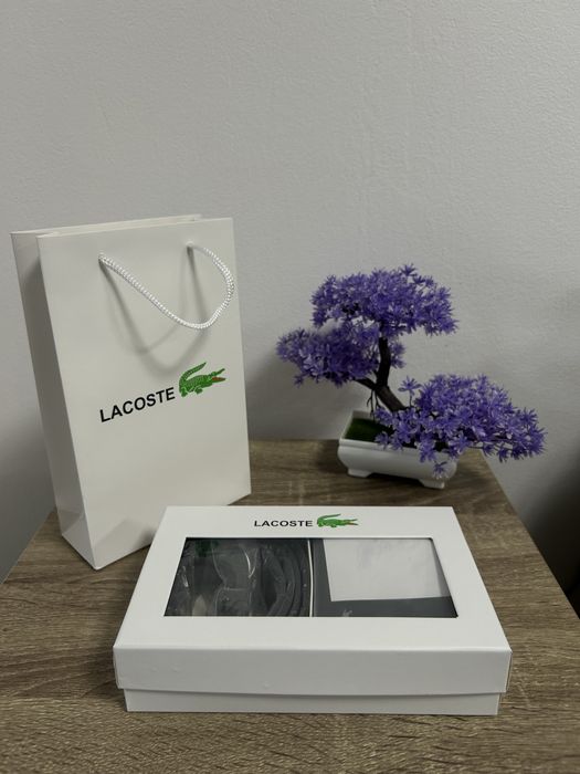 Set cadou Lacoste ( portofel + curea )