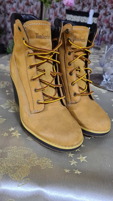Ghete dama din piele Timberland