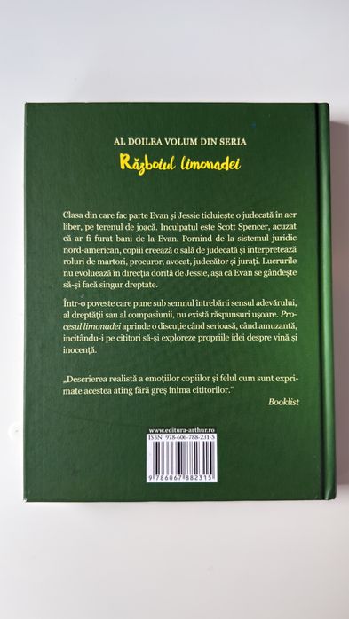 Procesul Limonadei – carte pentru copii | stare foarte bună