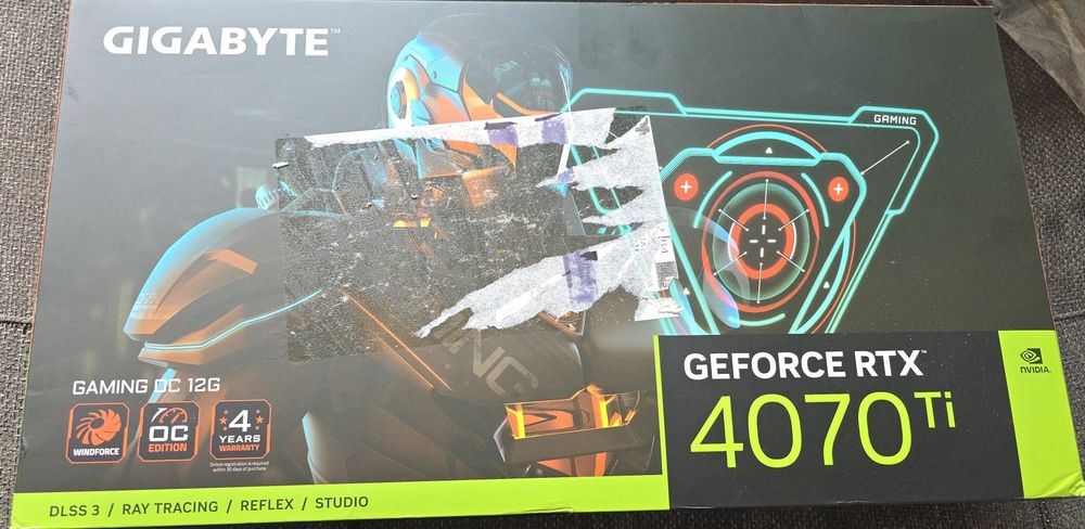 Placa Video Geforce Gigabyte RTX 4070 TI Gigabyte Gaming OC 12G 4070ti