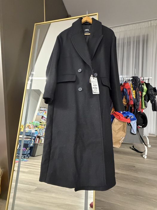 Palton Zara Manteco nou