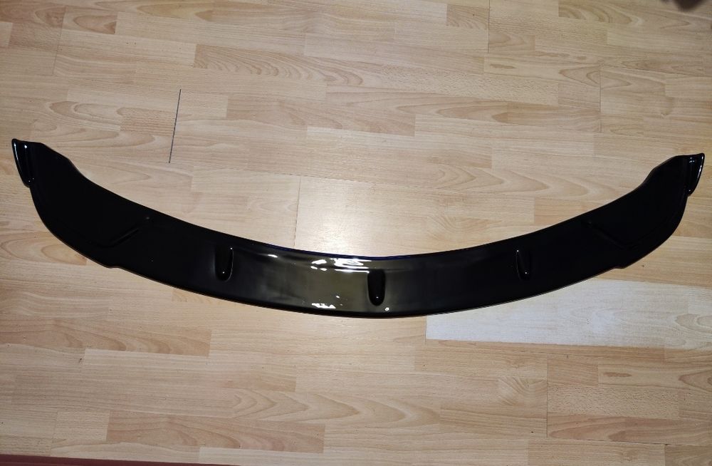 Prelungire lip spoiler bara fata BMW Seria 3 E90/E91 Facelift Negru