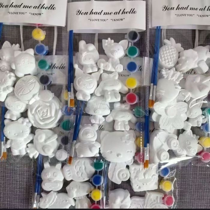 Гипс фигурки для расскраски