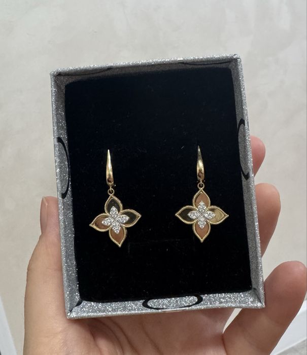 золото серьги 585