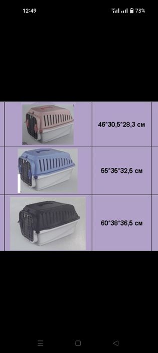 Переноска для животных