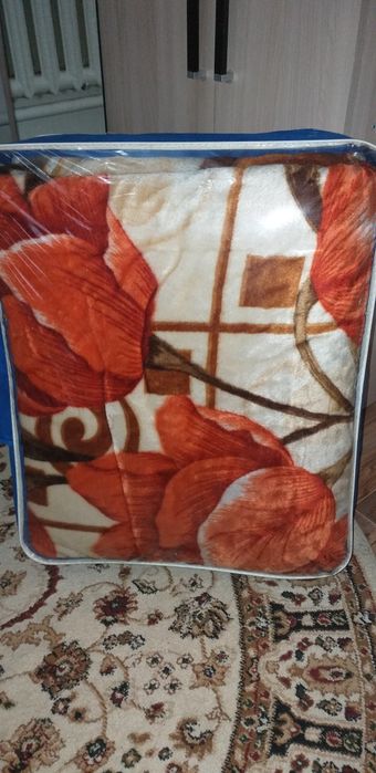 Плед двухспальный новый