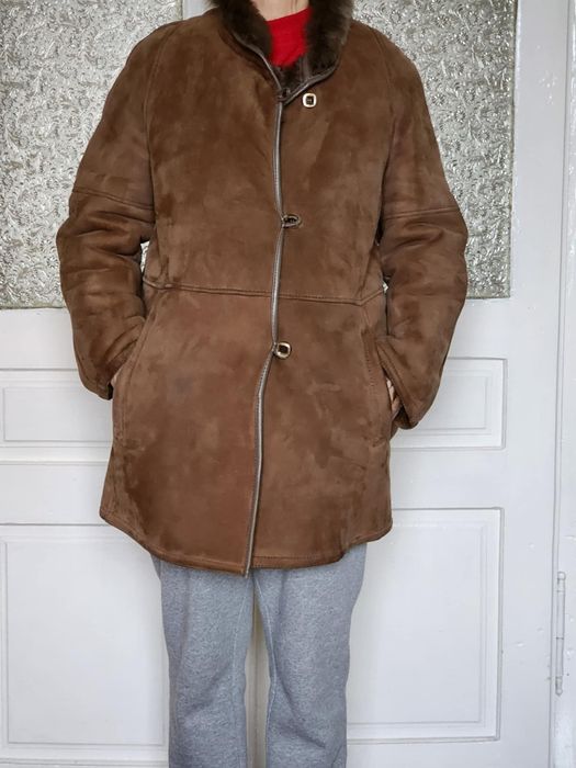 Palton de piele marimea 46