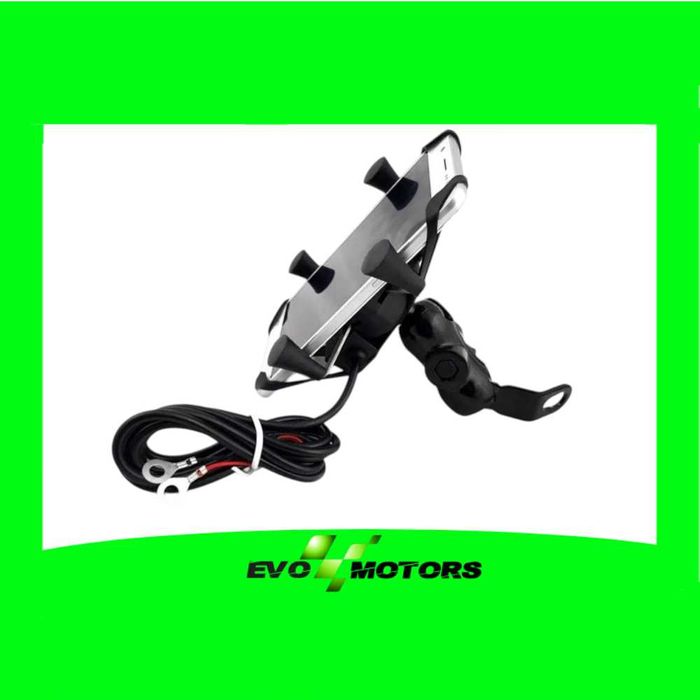 Suport Telefon Ghidon Moto Incarcare USB 2amp Tip Ram 360'