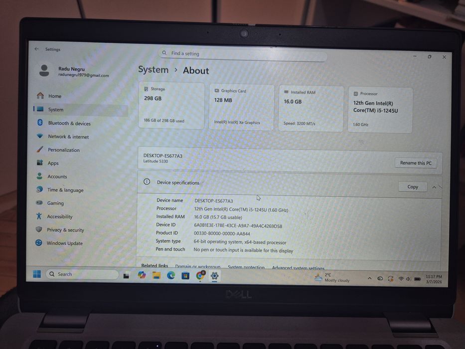 Vând laptop Dell 5330